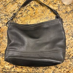 Vintage Coach leather purse black